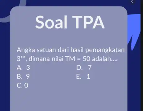 jawab cepat soal